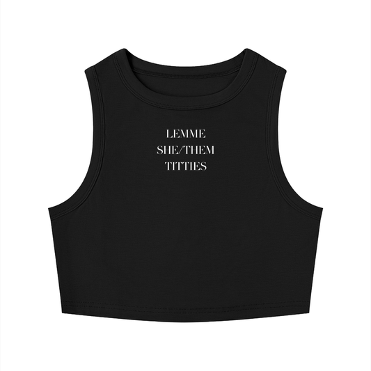 Lemme She/Them Crop Tank