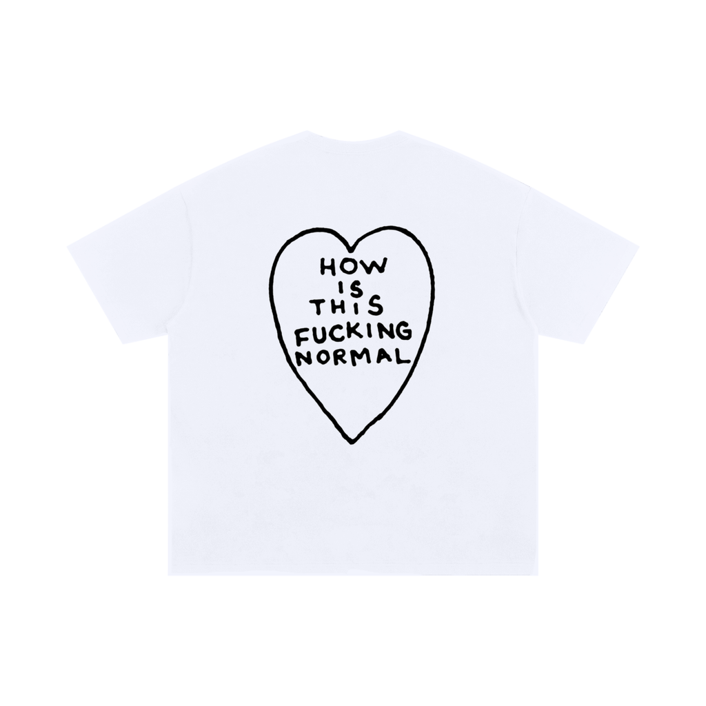 How Is This Normal – Oversized Cotton T-Shirt