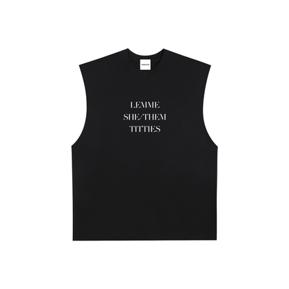 Lemme She/Them Tank Top — Pride Festival Tank