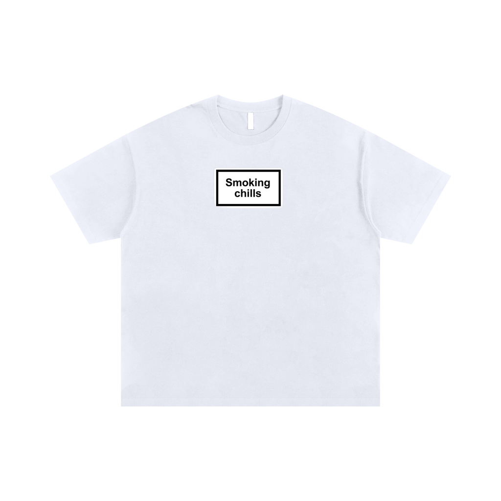 Smoking Chills - Unisex Cotton T-Shirt