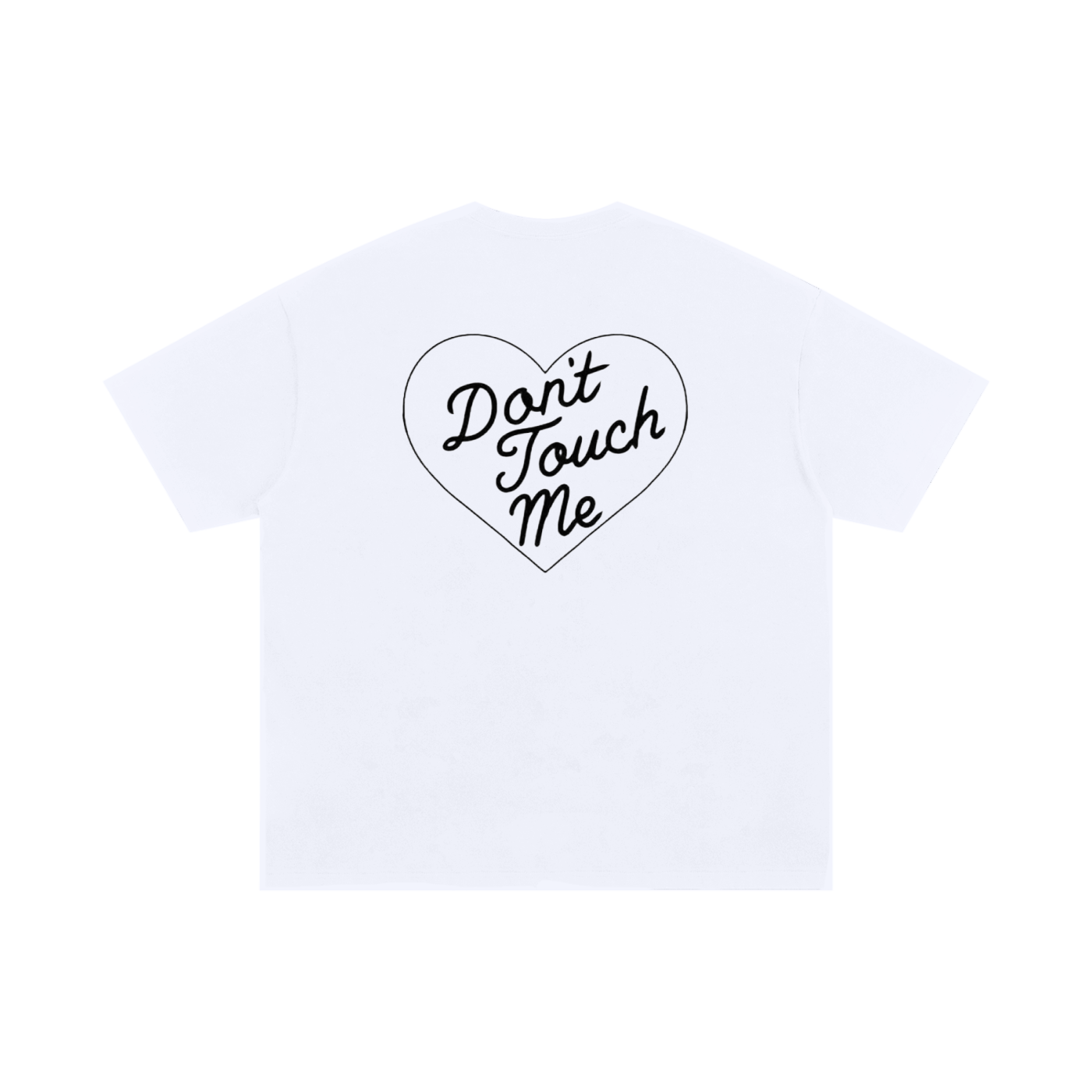 Don’t Touch Me – Oversized Cotton T-Shirt