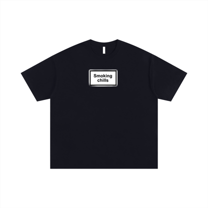 Smoking Chills - Unisex Cotton T-Shirt