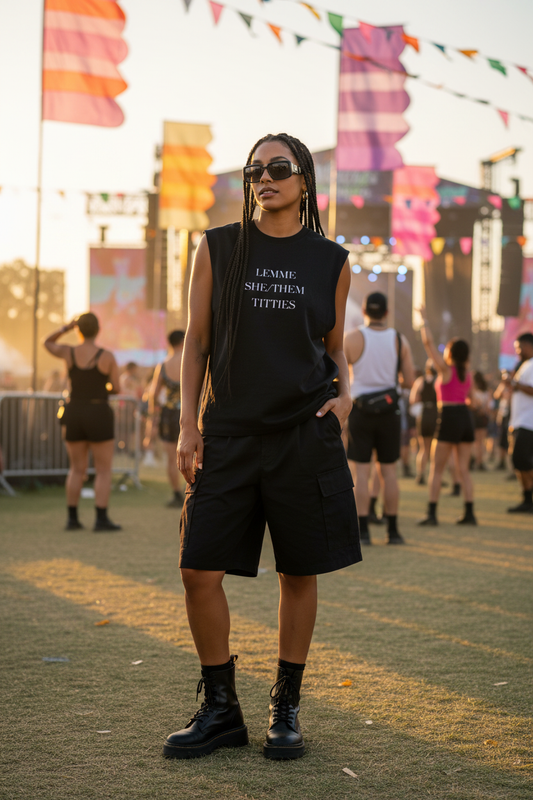 Lemme She/Them Tank Top – Festival
