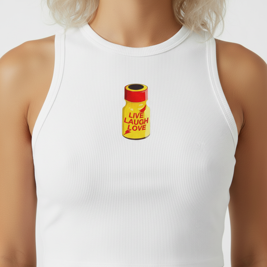 Live Laugh Love Poppers – Close Up Print