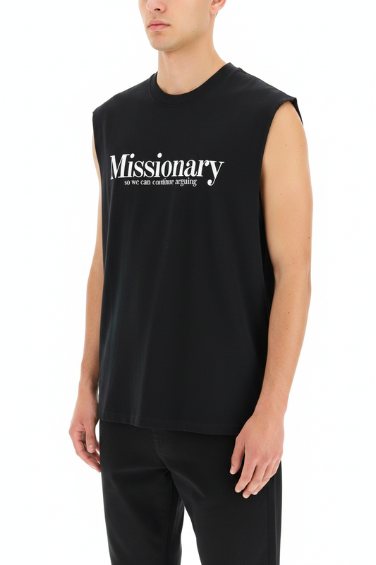 Missionary Raw Edge Tank – Front View