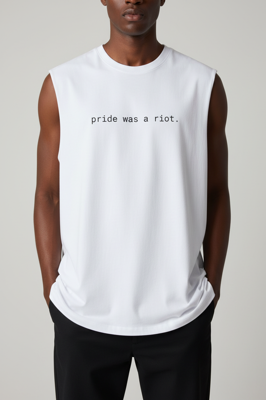 Pride Was a Riot Tank Top – Clean Studio Ecommerce